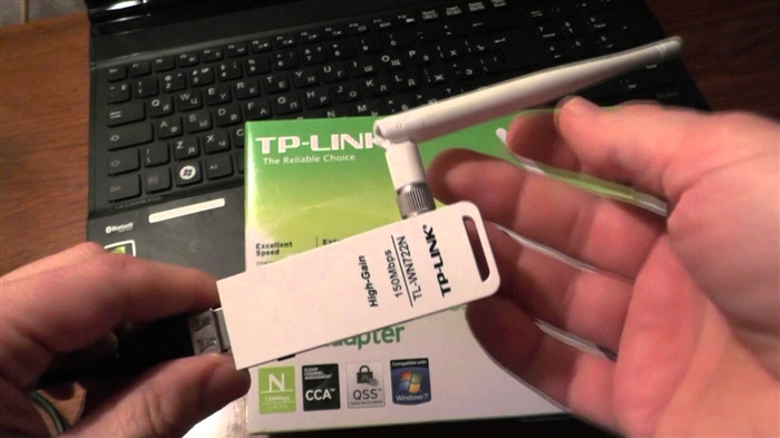 Hotspot Windows 10: ssä TP-LINK TL-WN722N: n kautta