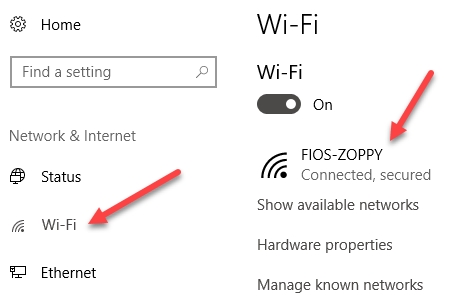 WiFi conectat, fără internet