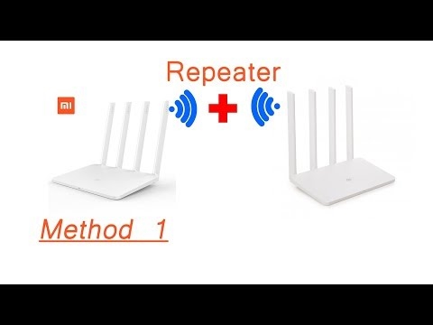 Mode Repeater pada Router WiFi Xiaomi Mi pada 2,4 GHz dan 5 GHz