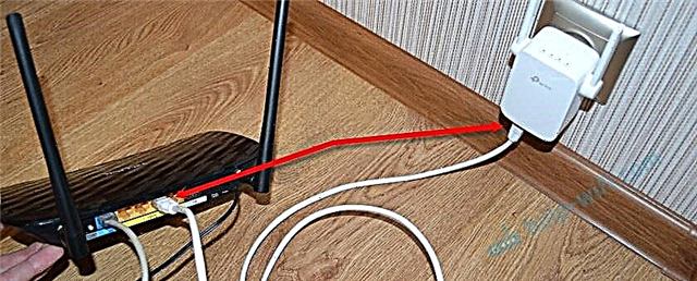 Wi-Fi repeater TP-Link v načinu dostopne točke (prek kabla)