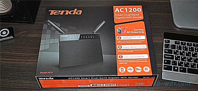 Pengaturan cepat untuk router Tenda AC9 (AC1200)
