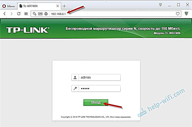Tplinklogin.net - A bejelentkezés módja, admin, nem adja meg a TP-Link beállításait