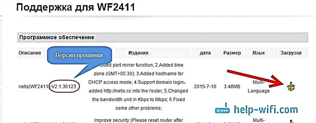 Hvordan blinke en Netis-ruter? Fastvareoppdatering på eksemplet med Netis WF2411