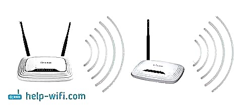 Router TP-Link TL-WR841ND dan TL-WR741ND sebagai pengulang (pengulang rangkaian Wi-Fi)